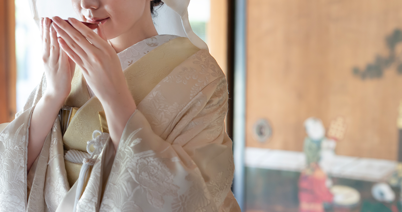 結婚式で着る白無垢と和装