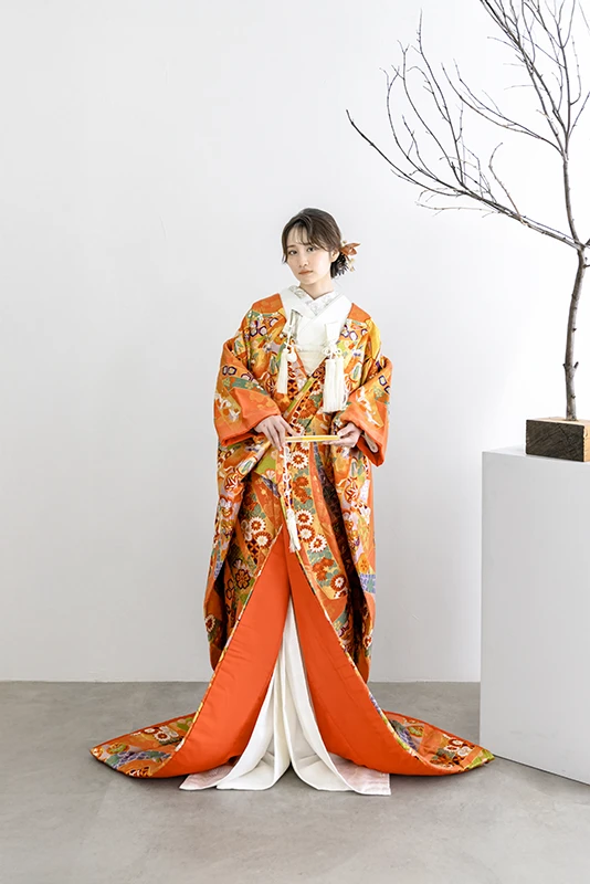 サクラテーブルの和装花嫁
